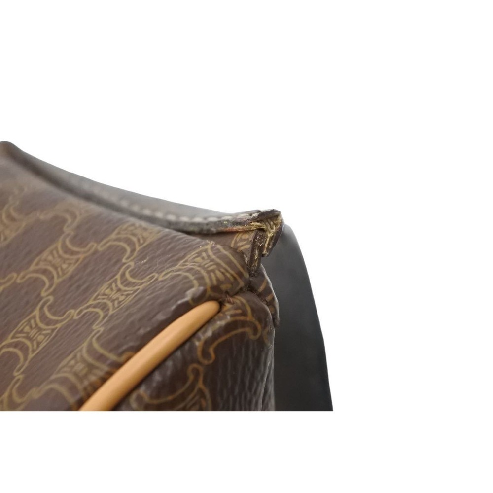 Celine Body Bag Brown Waist Macadam Leather - Picture 6 of 10